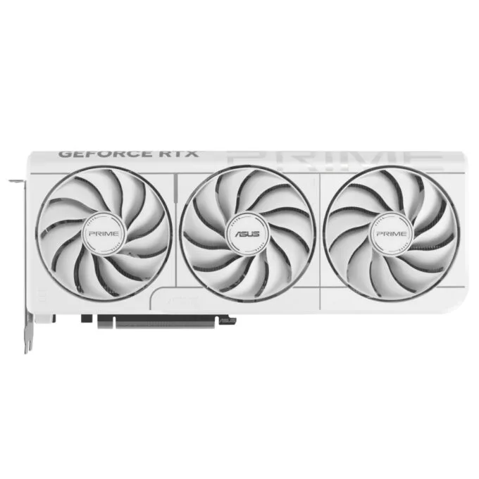 ASUS GeForce RTX 5070 Prime White OC - 12GB GDDR7, Boost 2557 MHz, PCIe 5.0, 3xDP+1xHDMI — image 1