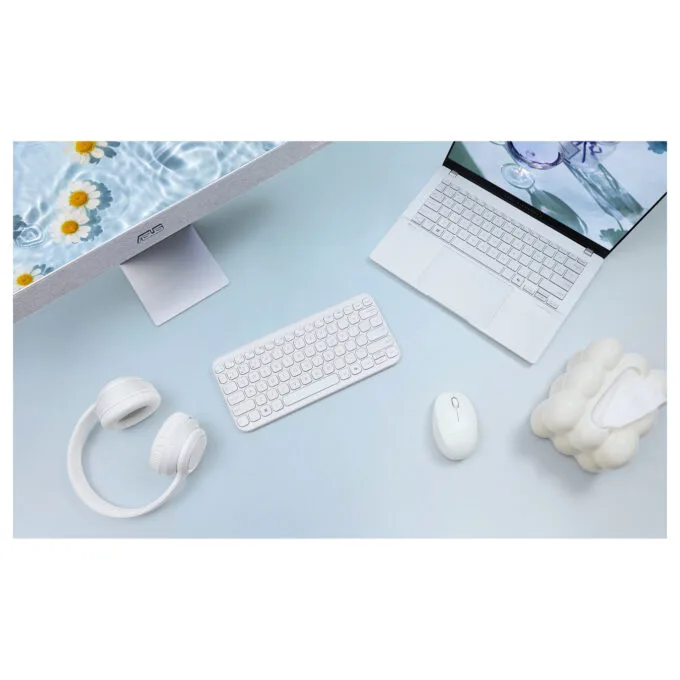 ASUS KW100 Keyboard QWERTZ white — image 8