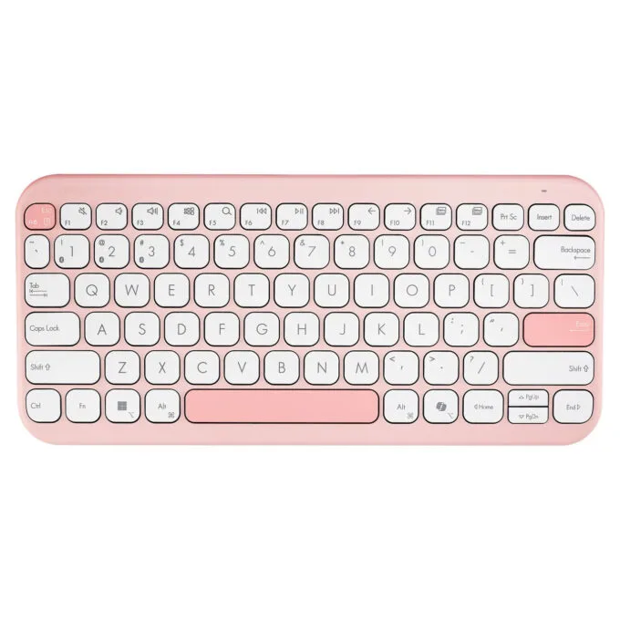 ASUS KW100 Tastatur QWERTZ pink — image 1