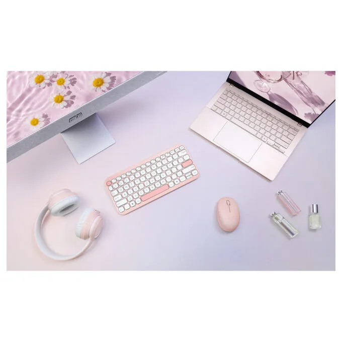ASUS KW100 Tastatur QWERTZ pink — image 8
