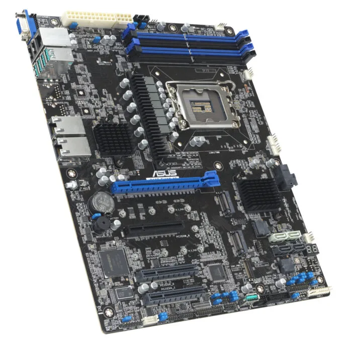 ASUS P13R-E 10G-2T (1700) - Micro-ATX LGA1700 Server Motherboard, Intel C262, DDR5 up to 128GB, 4x DIMM — image 1