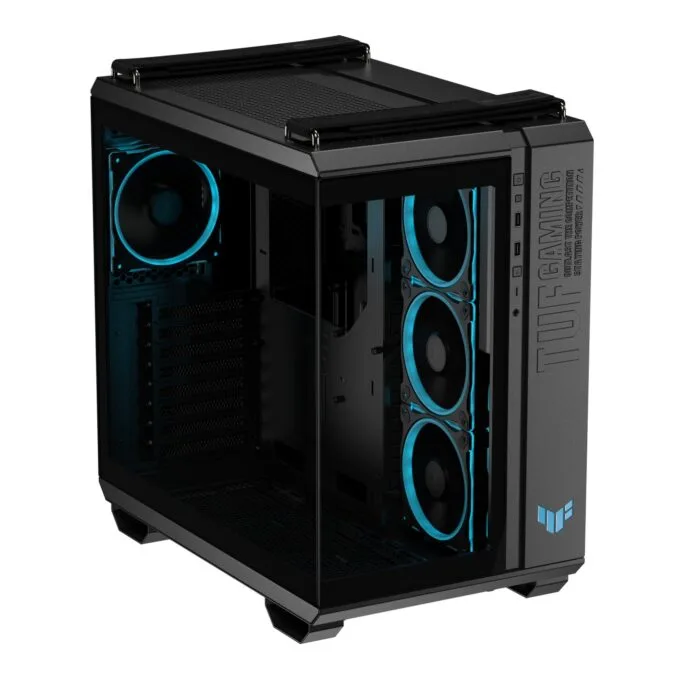 ASUS PC Case ATX Tempered Glass 4xARGB Fans TUF GAMING - GT502 - Horizon Black — image 4