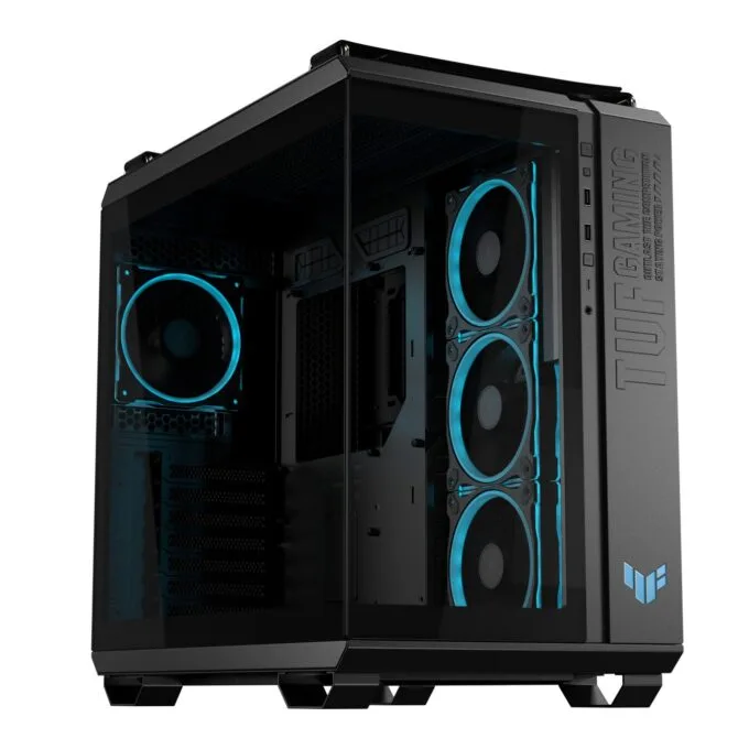 ASUS PC Case ATX Tempered Glass 4xARGB Fans TUF GAMING - GT502 - Horizon Black — image 1