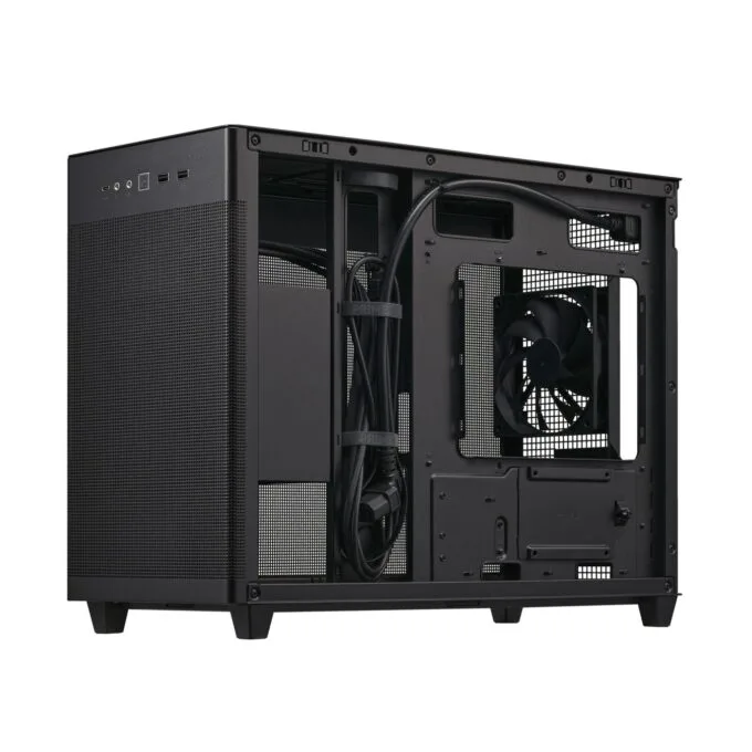ASUS PC Case mATX Mesh Panel USB-C PRIME - AP201 - Black — image 6