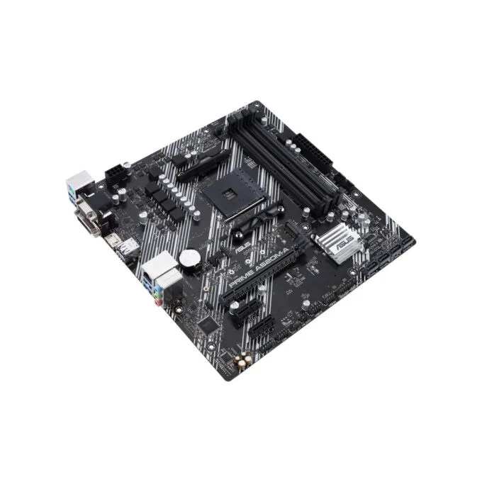 ASUS PRIME A520M-A II CSM - AM4 micro-ATX Motherboard - A520 Chipset, DDR4, 128GB, PCIe 3.0 — image 2