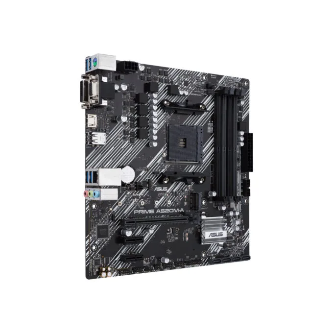 ASUS PRIME A520M-A II CSM - AM4 micro-ATX Motherboard - A520 Chipset, DDR4, 128GB, PCIe 3.0 — image 3