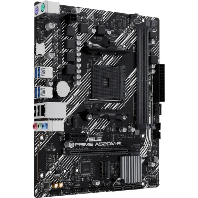 ASUS PRIME A520M-R - Micro-ATX AM4 Motherboard - Ryzen 3000/5000 Compatible, 2x DIMM, Up to 64GB — image 3