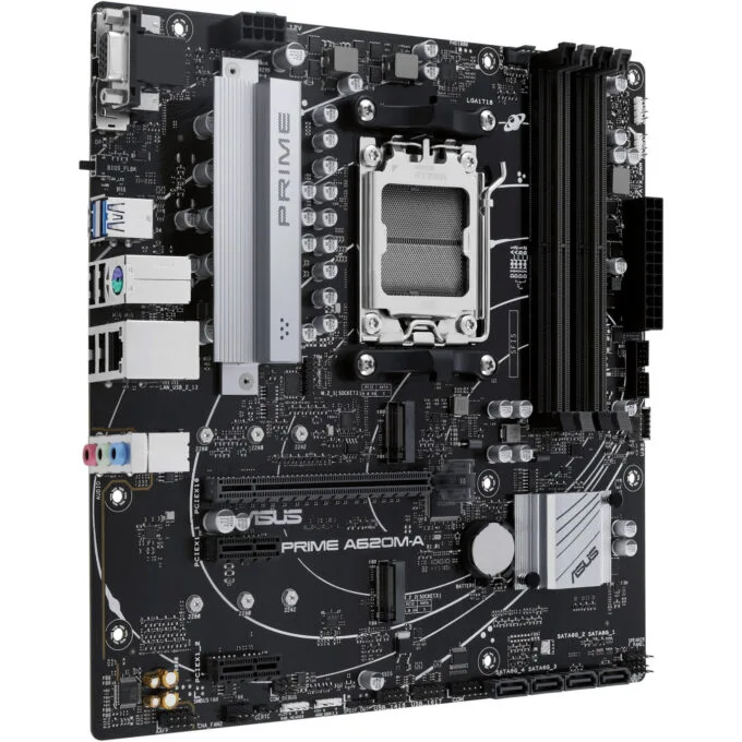 ASUS PRIME A620M-A-CSM - AM5 Socket, DDR5, 4x DIMM, 128GB Max, micro-ATX — image 3