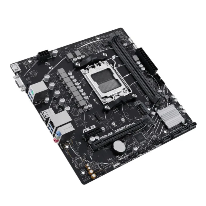 ASUS PRIME A620M-K - AM5 Micro-ATX Motherboard, AMD A620, DDR5, 2x DIMM up to 96GB, 1x M.2, 4x SATA III — image 4