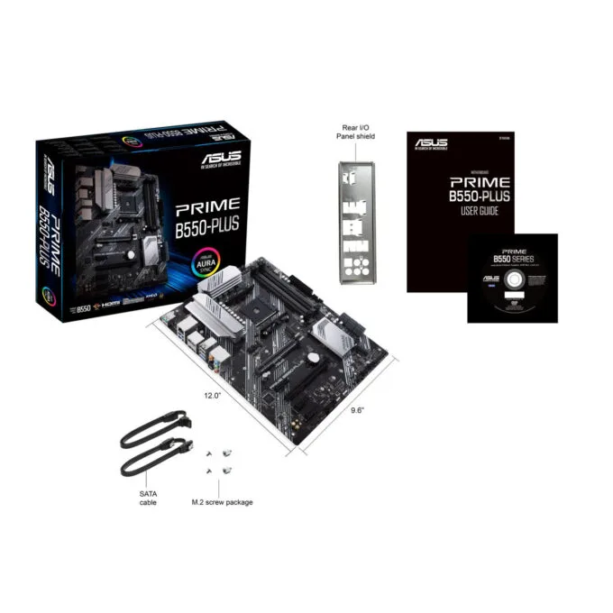 ASUS PRIME B550-PLUS AM4 ATX MB B550 DDR4 128GB 2xM.2 6xSATA Gig LAN — image 2
