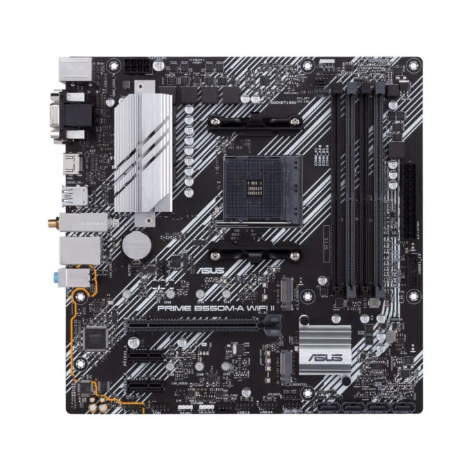 ASUS Prime B550M-A WiFi II - B550 AM4 Micro-ATX Motherboard, WiFi, 128GB DDR4 Support — image 1