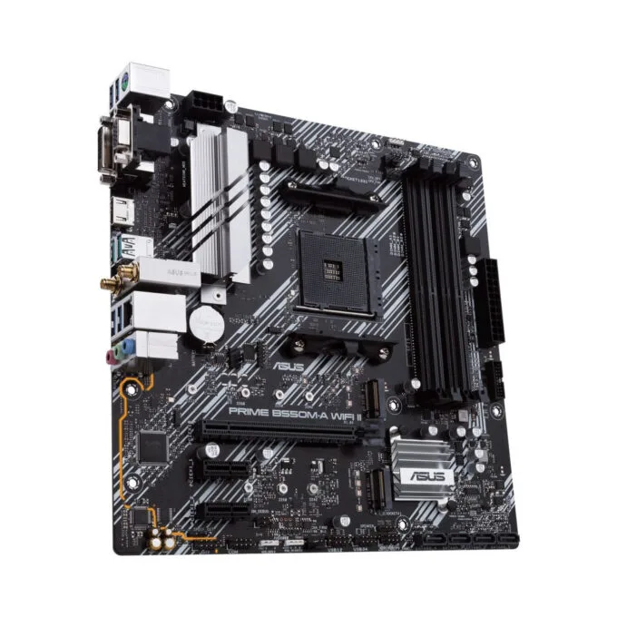 ASUS Prime B550M-A WiFi II - B550 AM4 Micro-ATX Motherboard, WiFi, 128GB DDR4 Support — image 3