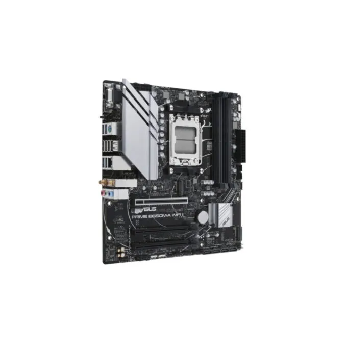 ASUS PRIME B650M-A WIFI II - AM5 Micro-ATX DDR5 Motherboard, Wi‑Fi 6, 2.5Gb Ethernet, Bluetooth 5.2, 128GB RAM Support — image 2
