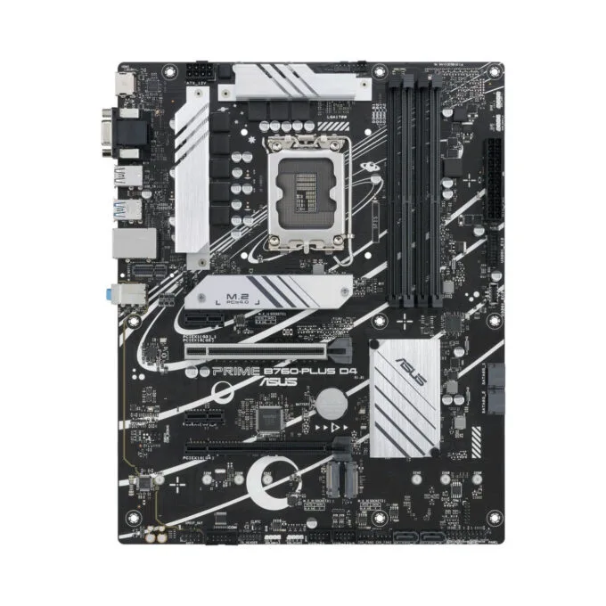 ASUS PRIME B760-PLUS D4 - LGA1700 ATX Motherboard, DDR4, 128GB, PCIe 5.0, 2.5GbE — image 1