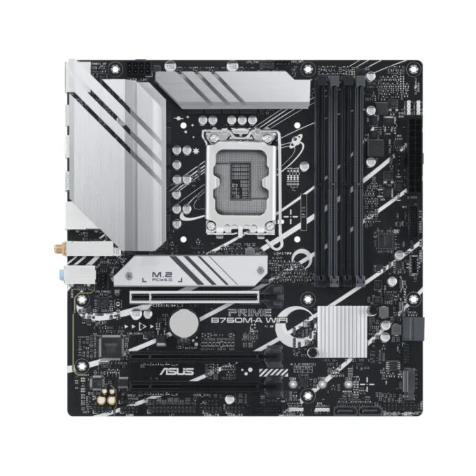ASUS Prime B760M-A WiFi - LGA1700 microATX DDR5 Motherboard, Intel B760, 128GB, Wi-Fi 6 & 2.5Gb LAN — image 2