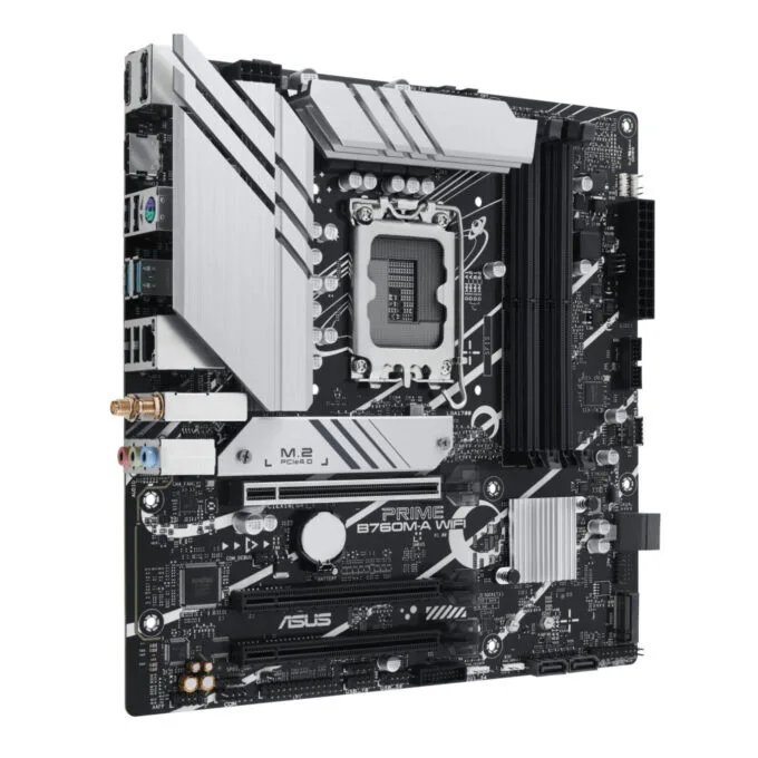ASUS Prime B760M-A WiFi - LGA1700 microATX DDR5 Motherboard, Intel B760, 128GB, Wi-Fi 6 & 2.5Gb LAN — image 3