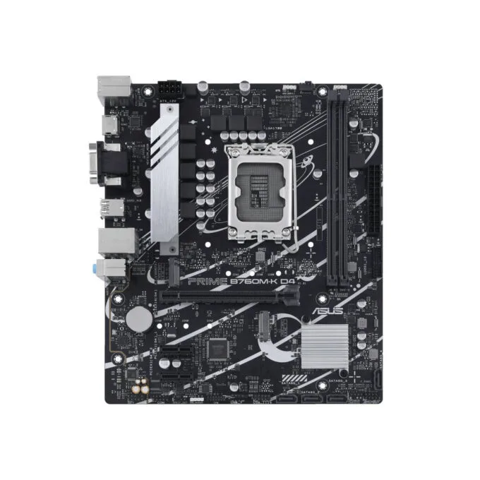 ASUS PRIME B760M-K D4 LGA1700 Micro-ATX Motherboard — image 1