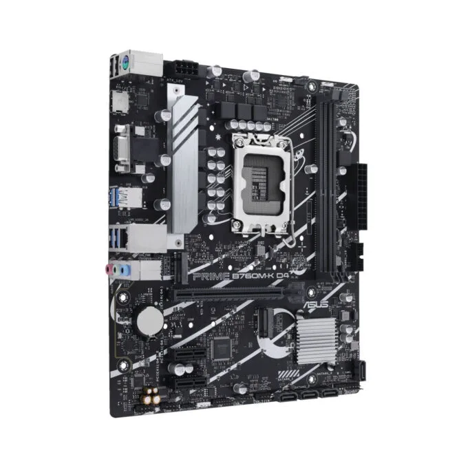 ASUS PRIME B760M-K D4 LGA1700 Micro-ATX Motherboard — image 2