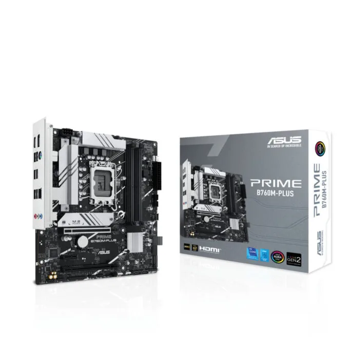 ASUS Prime B760M-PLUS - B760M-PLUS - LGA1700 Micro-ATX, Intel B760, Up to 192GB RAM — image 1