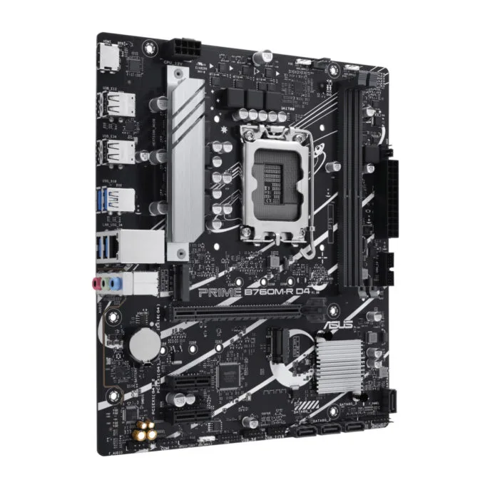 ASUS Prime B760M-R D4 - LGA1700 Micro-ATX Motherboard - Intel B760, DDR4, Up to 64GB — image 2