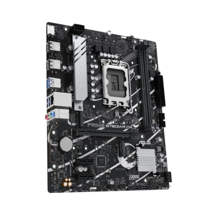 ASUS Prime B760M-R D4 - LGA1700 Micro-ATX Motherboard - Intel B760, DDR4, Up to 64GB — image 3