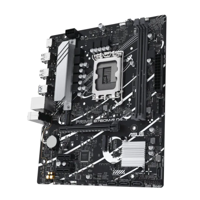 ASUS Prime B760M-R D4 - LGA1700 Micro-ATX Motherboard - Intel B760, DDR4, Up to 64GB — image 4