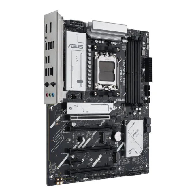 ASUS Prime B840-PLUS WiFi - AM5 ATX Motherboard - DDR5, 4x DIMM, 192GB, Wi‑Fi 6E, Bluetooth 5.3, 2.5Gb LAN — image 2