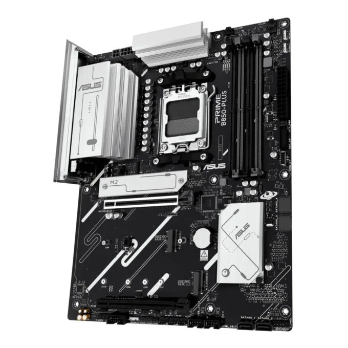 ASUS PRIME B850-PLUS CSM (AM5) - ATX DDR5 Motherboard, 4x DIMM 256GB, 3x M.2, 2.5Gb LAN, RGB, Black — image 5