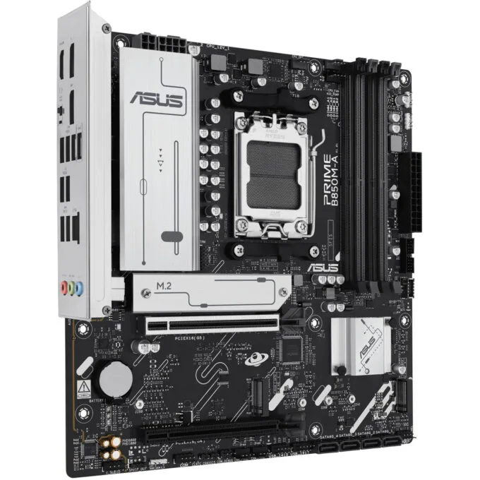 ASUS PRIME B850M-A-CSM AM5 micro-ATX mATX Motherboard DDR5 256GB 3xM.2 PCIe5 — image 3