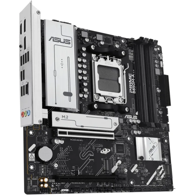 ASUS PRIME B850M-A-CSM AM5 micro-ATX mATX Motherboard DDR5 256GB 3xM.2 PCIe5 — image 4