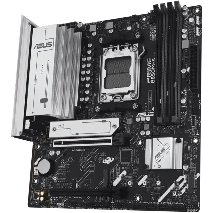ASUS PRIME B850M-A-CSM AM5 micro-ATX mATX Motherboard DDR5 256GB 3xM.2 PCIe5 — image 5