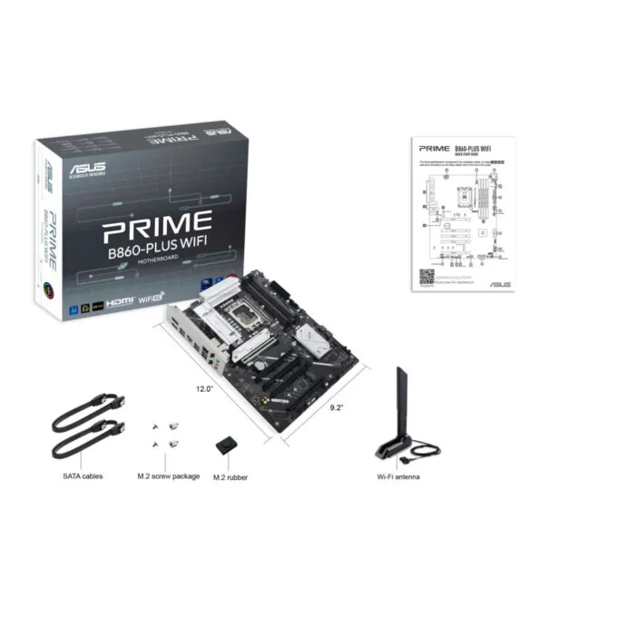 ASUS PRIME B860-PLUS WIFI - LGA1851 ATX Motherboard - DDR5 (4x DIMM, 256GB), Wi‑Fi 6E, 2.5Gb LAN, BT5.3, PCIe 5.0, 2x M.2 — image 5