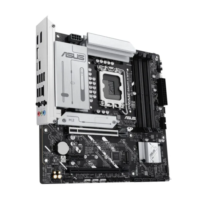 ASUS PRIME B860M-A WIFI - B860M-A - Micro-ATX LGA1851, DDR5 4x DIMM, 256GB Max, Built-in WiFi — image 4