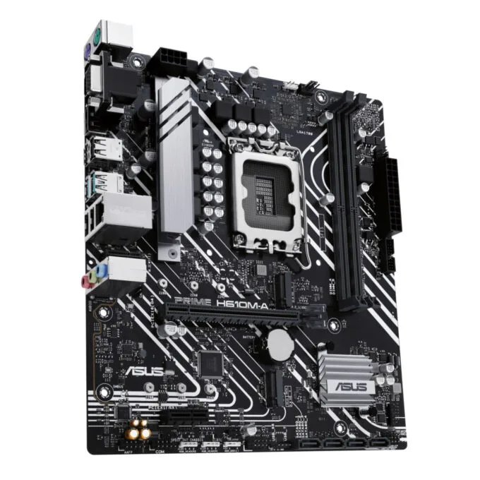 ASUS PRIME H610M-A-CSM - LGA1700 Micro-ATX H610 DDR5 Motherboard, 2x DIMM (up to 96GB), 2x M.2, PCIe4.0 — image 4