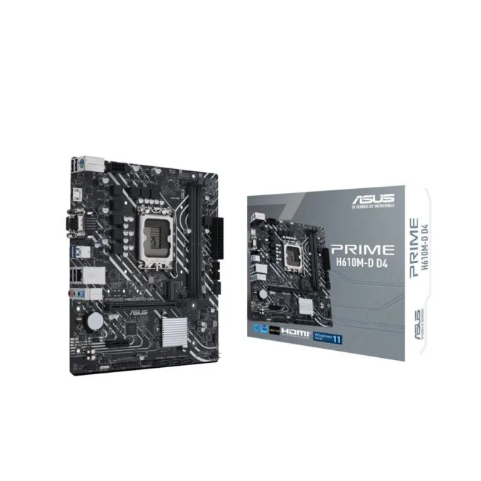 ASUS PRIME H610M-D D4 - LGA1700 Micro-ATX Motherboard - DDR4, Up to 64GB, Intel H610 — image 6
