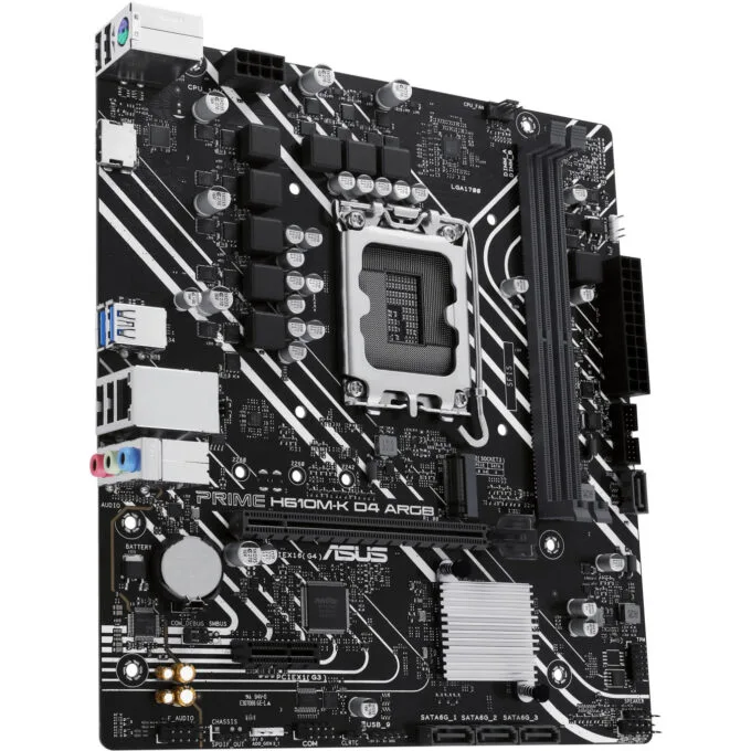 ASUS PRIME H610M-K D4 ARGB - H610M-K - ARGB, LGA1700, DDR4, Micro-ATX — image 4