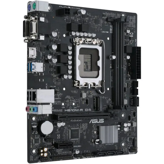 ASUS PRIME H610M-R D4 - LGA1700 Micro-ATX Motherboard - DDR4 up to 64GB — image 2
