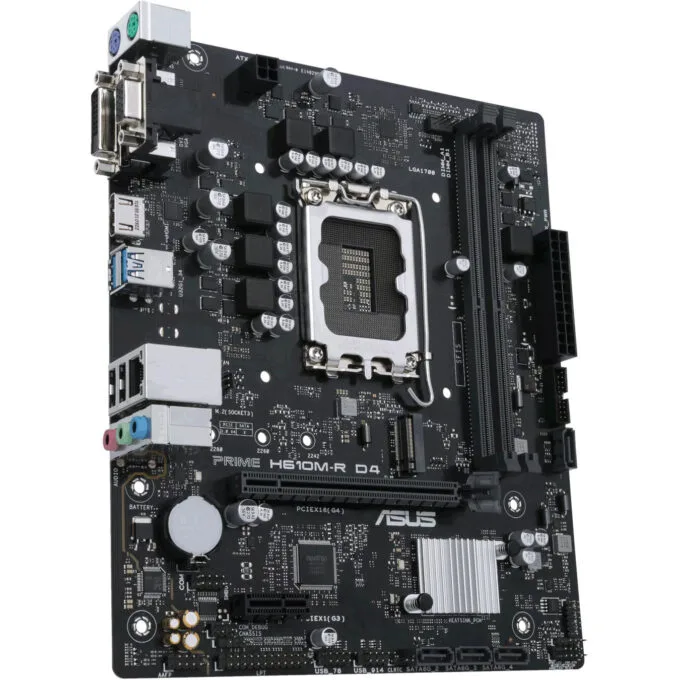 ASUS PRIME H610M-R D4 - LGA1700 Micro-ATX Motherboard - DDR4 up to 64GB — image 3