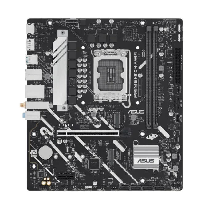 ASUS PRIME H810M-A WIFI - LGA1851 - micro-ATX DDR5, 2x DIMM, Wi-Fi, Up to 128GB — image 3