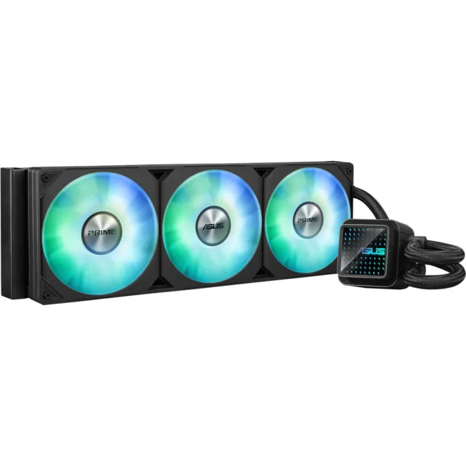 ASUS Prime LC 360 ARGB - 360mm AIO Liquid CPU Cooler - Black, ARGB, 3x120mm Fans — image 2