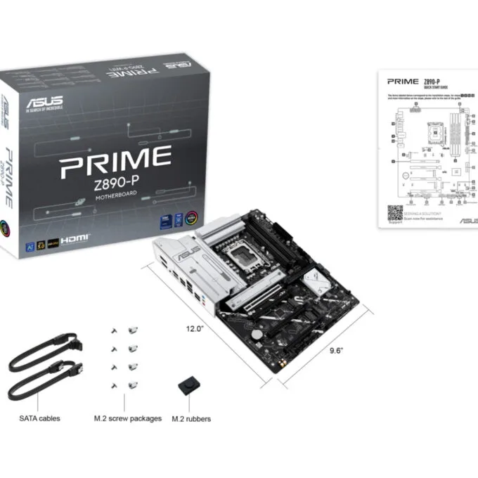 ASUS PRIME Z890-P LGA 1851 ATX Motherboard - DDR5 192GB, 4x M.2, PCIe 5.0, 2.5Gb LAN, HDMI 2.1 — image 6