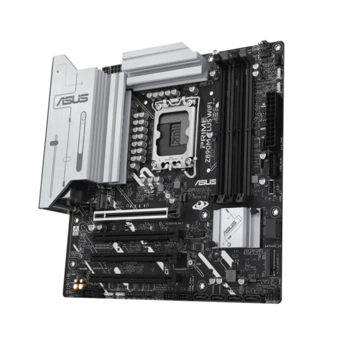 ASUS PRIME Z890M-PLUS WIFI - Z890 LGA1851 DDR5 up to 192GB Micro-ATX Wi-Fi 7 Bluetooth 5.4 2.5Gb LAN PCIe 5.0 — image 6