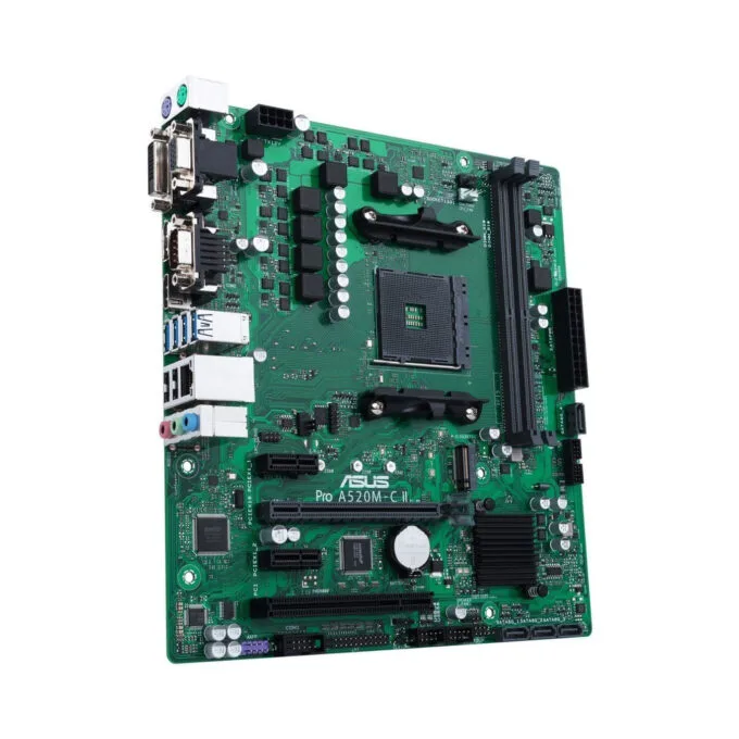 ASUS Pro A520M-C II CSM - AM4 A520 Micro-ATX Motherboard, DDR4 64GB, M.2, HDMI/DVI/DP — image 5