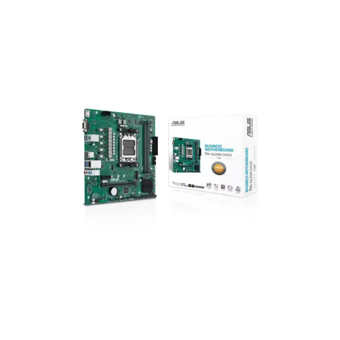 ASUS PRO A620M-DASH-CSM - micro ATX Motherboard - AM5, AMD A620, DDR5 up to 96GB, 7200MHz, M.2 & SATA, Gigabit LAN — image 6