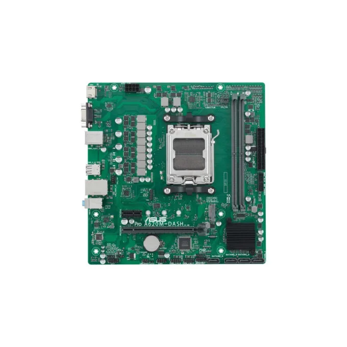ASUS PRO A620M-DASH-CSM - micro ATX Motherboard - AM5, AMD A620, DDR5 up to 96GB, 7200MHz, M.2 & SATA, Gigabit LAN — image 1