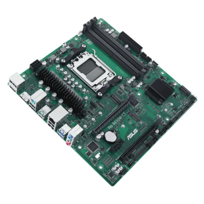 ASUS Pro B650M-CT CSM - AM5 Micro-ATX Motherboard, AMD B650, DDR5 (Up to 128GB), HDMI 2.1 & Dual DP 1.4 — image 4