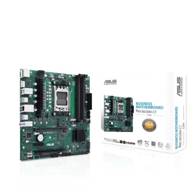 ASUS Pro B650M-CT CSM - AM5 Micro-ATX Motherboard, AMD B650, DDR5 (Up to 128GB), HDMI 2.1 & Dual DP 1.4 — image 7