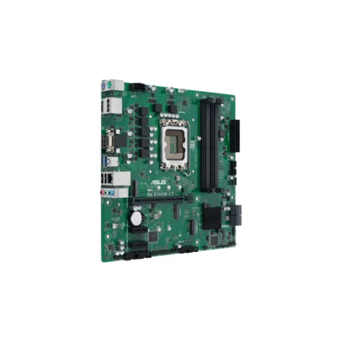 ASUS PRO B760M-CT-CSM - LGA1700 Micro-ATX Motherboard, Intel B760, DDR5 up to 128GB, RGB, Black — image 2