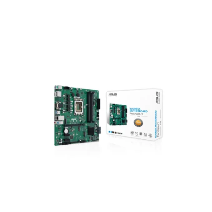 ASUS PRO B760M-CT-CSM - LGA1700 Micro-ATX Motherboard, Intel B760, DDR5 up to 128GB, RGB, Black — image 6