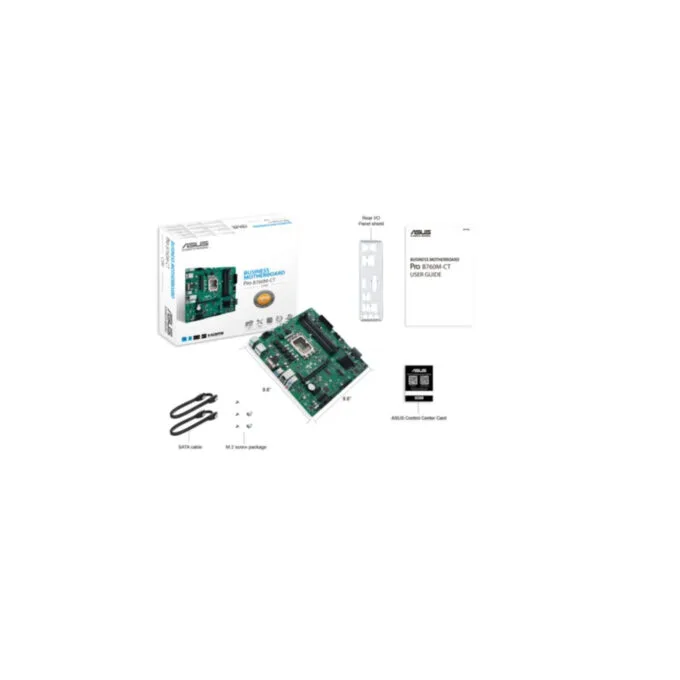 ASUS PRO B760M-CT-CSM - LGA1700 Micro-ATX Motherboard, Intel B760, DDR5 up to 128GB, RGB, Black — image 7